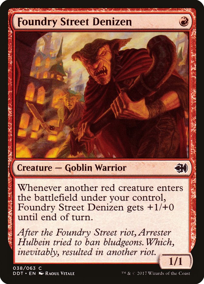 Foundry Street Denizen 38/63 (Duel Decks: Merfolk vs. Goblins)  | Good Games Modbury