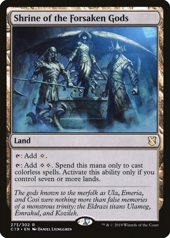 Shrine of the Forsaken Gods 273/302 (Commander 2019)  | Good Games Modbury