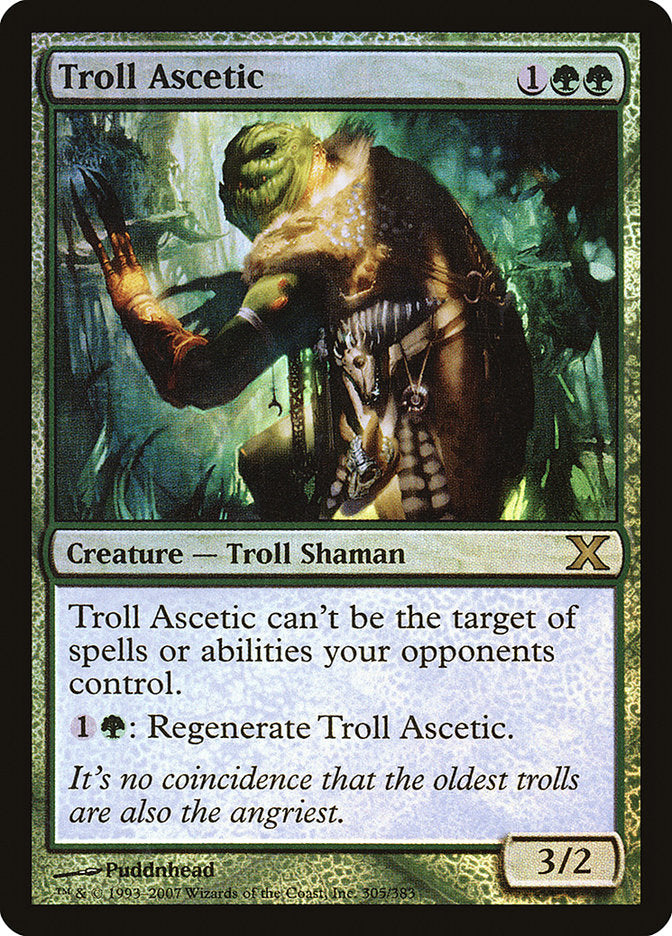 Troll Ascetic (Premium Foil) [Tenth Edition] | Good Games Modbury