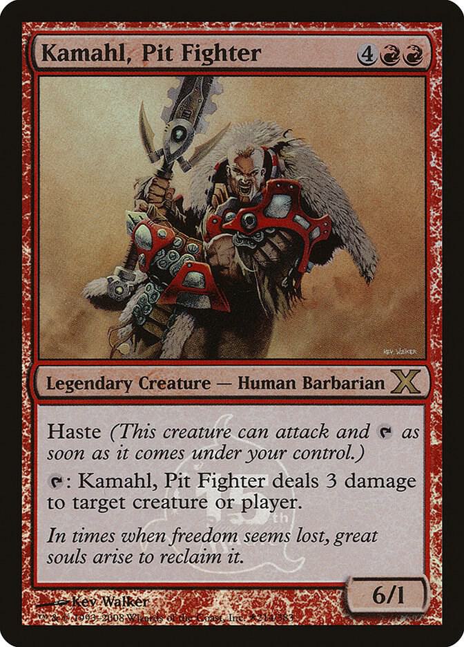 Kamahl Pit Fighter 15th Anniversary 2/2 (Unique and Miscellaneous Promos)  - Foil | Good Games Modbury