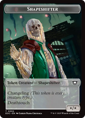 Shapeshifter // Golem (0013) Double-Sided Token [Edge of Eternities Commander Tokens] | Good Games Modbury