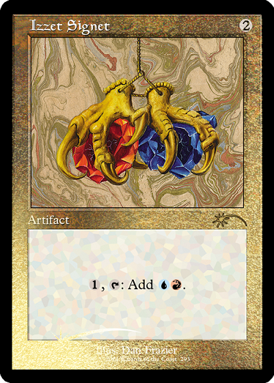 Izzet Signet (Retro) (Foil Etched) [Secret Lair Drop Series] | Good Games Modbury
