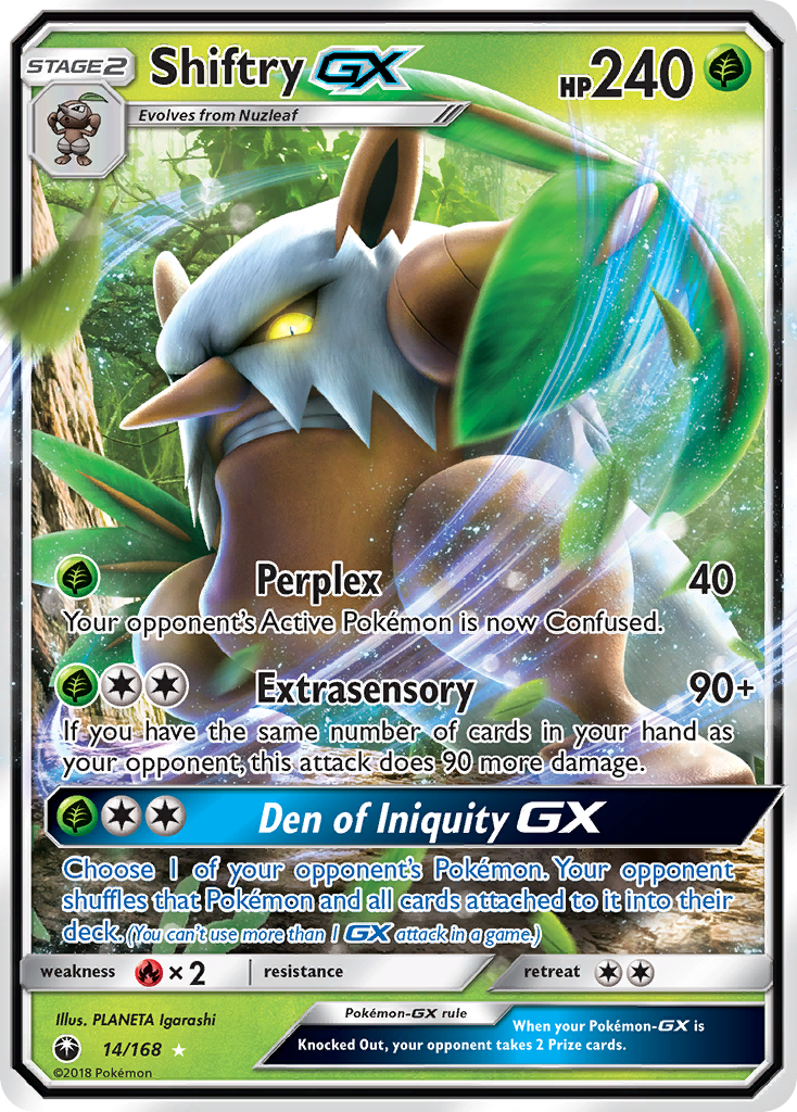 Shiftry GX (14/168) [Sun & Moon: Celestial Storm] | Good Games Modbury