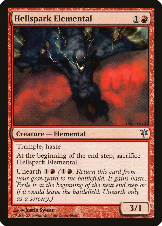 Hellspark Elemental 46/80 (Duel Decks: Sorin vs. Tibalt)  | Good Games Modbury