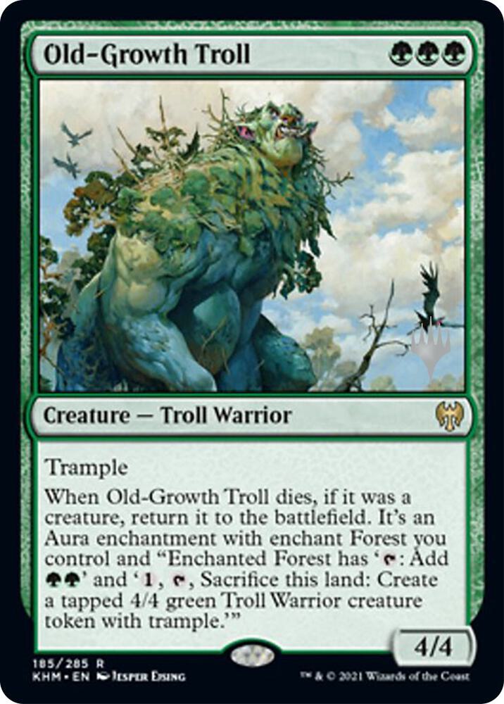 Old Growth Troll 185p/1 (Promo Pack: Kaldheim)  | Good Games Modbury