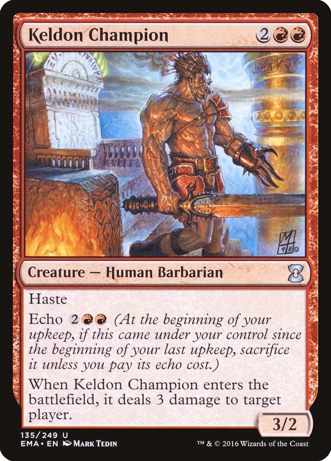 Keldon Champion 135/249 (Eternal Masters)  - Foil | Good Games Modbury