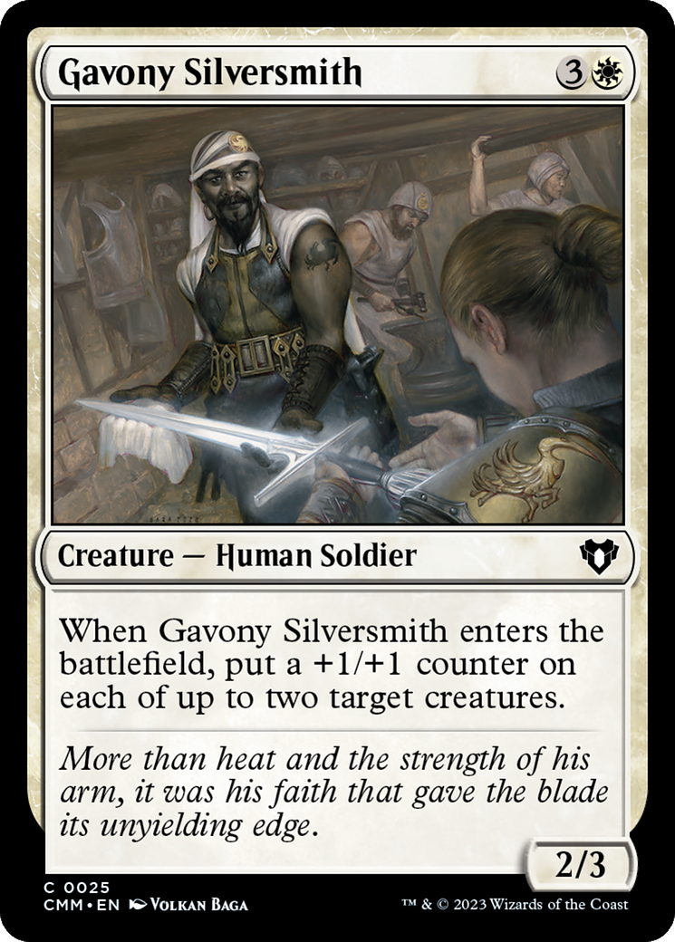 Gavony Silversmith [Commander Masters] | Good Games Modbury