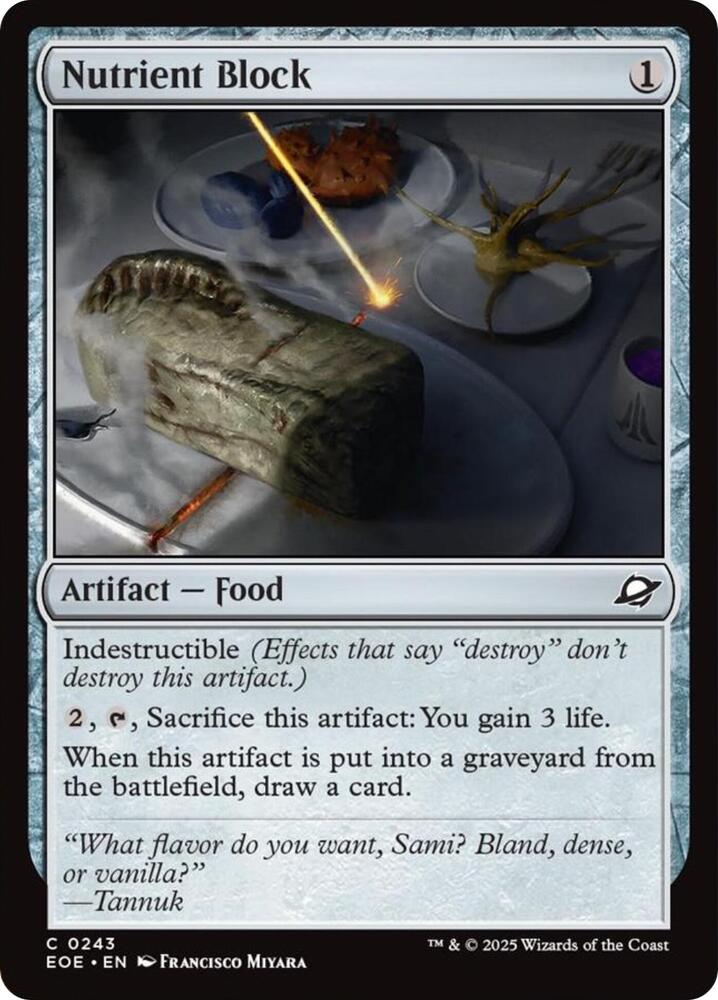 Nutrient Block 243 (Edge of Eternities)  - Foil | Good Games Modbury