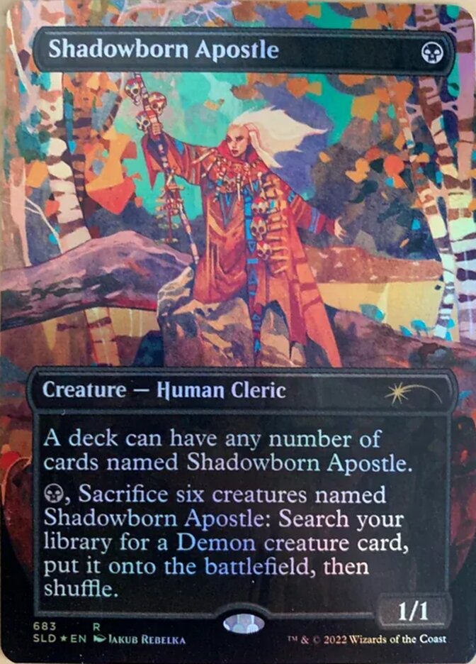 Shadowborn Apostle (Borderless) (683) [Secret Lair Drop Promos] | Good Games Modbury