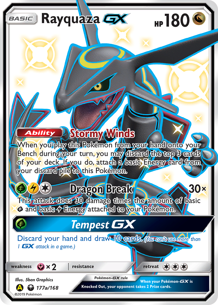 Rayquaza GX (177a/168) [Alternate Art Promos] | Good Games Modbury