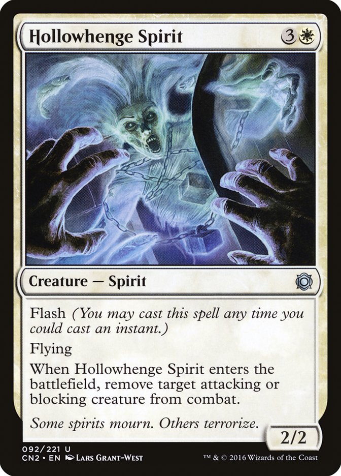 Hollowhenge Spirit 92/221 (Conspiracy: Take the Crown)  | Good Games Modbury