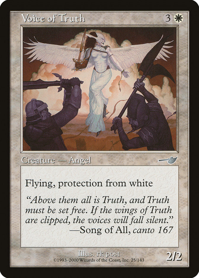 Voice of Truth 25/143 (Nemesis)  - Foil | Good Games Modbury