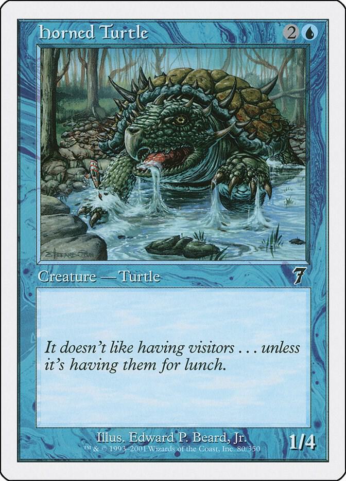 Horned Turtle 80/350 (7th Edition)  | Good Games Modbury