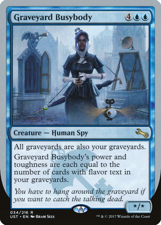 Graveyard Busybody 34/216 (Unstable)  - Foil | Good Games Modbury