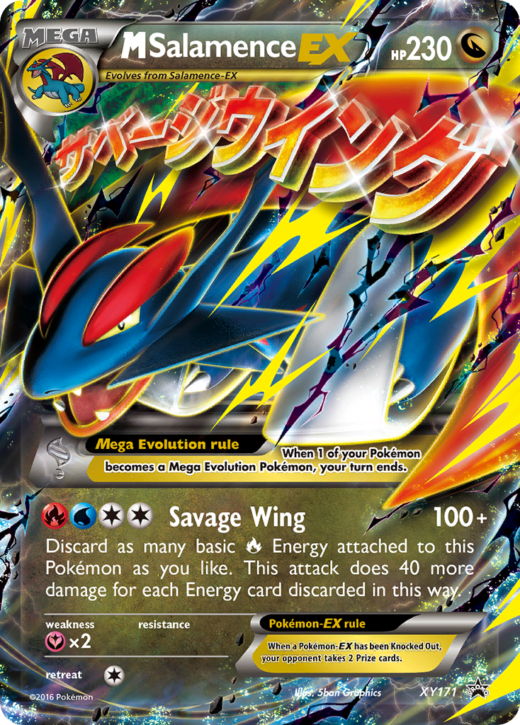 M Salamence EX (XY171) [XY: Black Star Promos] | Good Games Modbury