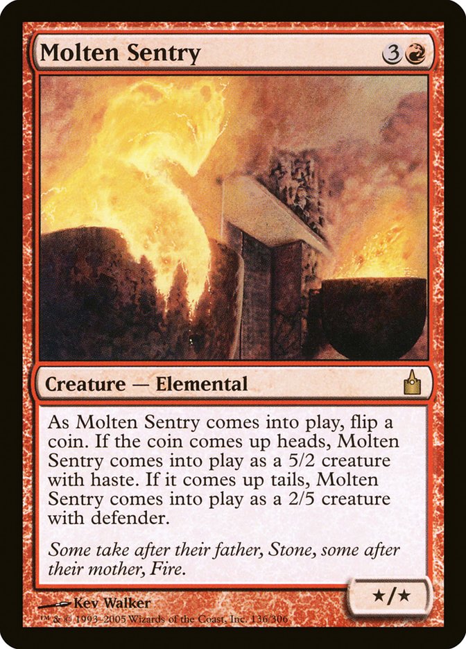 Molten Sentry [Ravnica: City of Guilds] | Good Games Modbury