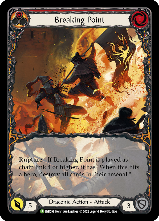 Breaking Point [FAB091] (Promo)  Rainbow Foil | Good Games Modbury