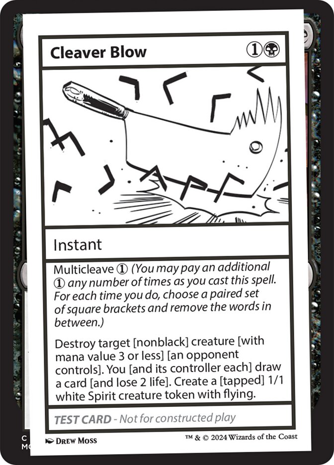 Cleaver Blow 542/390 (Mystery Booster 2 Playtest Cards)  | Good Games Modbury