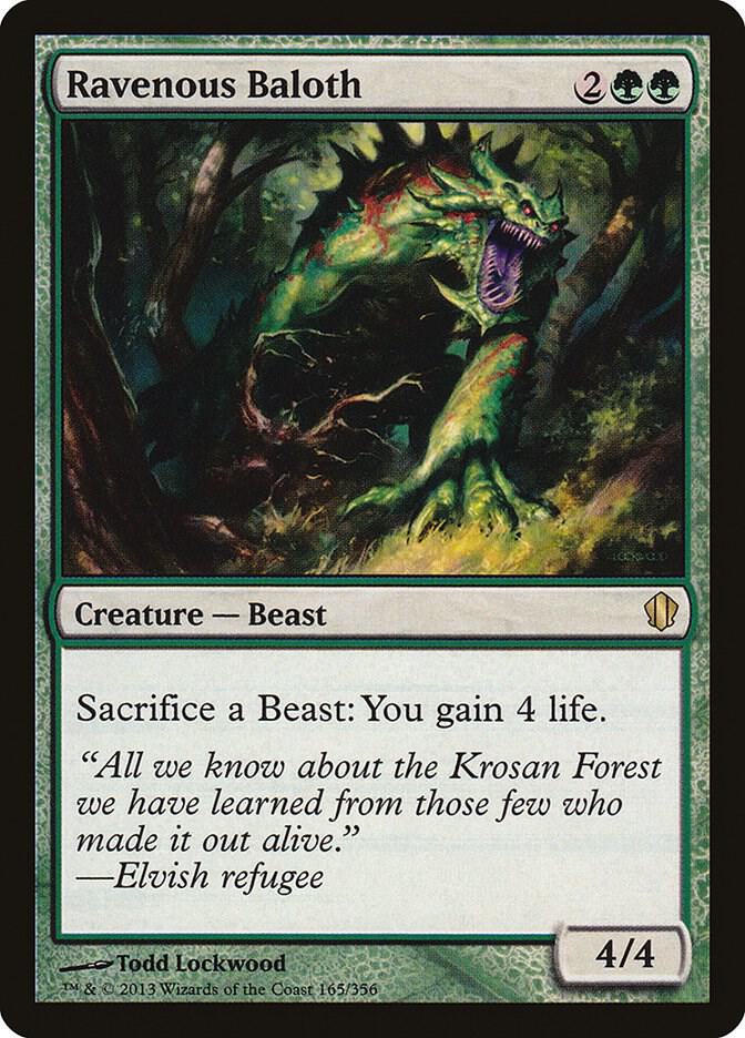 Ravenous Baloth 165/356 (Commander 2013)  | Good Games Modbury