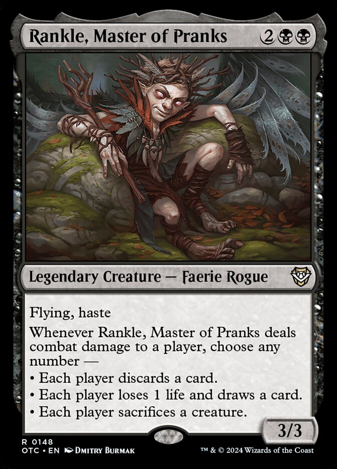 Rankle, Master of Pranks 148/342 (Commander: Outlaws of Thunder Junction)  | Good Games Modbury