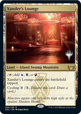 Xanders Lounge 260 (Promo Pack: Streets of New Capenna)  - Foil | Good Games Modbury