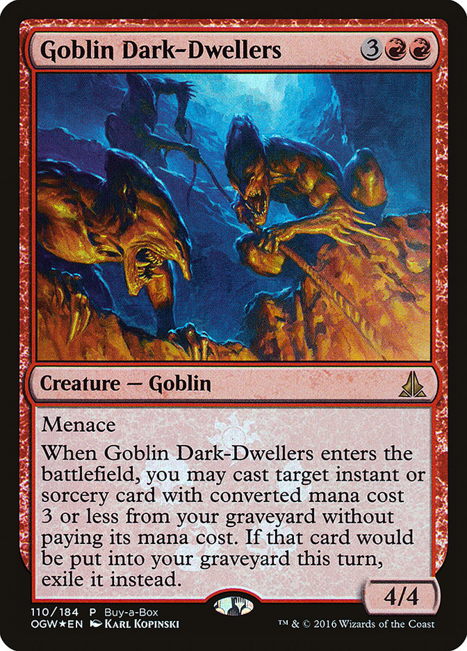 Goblin Dark-Dwellers (Buy-A-Box) [Oath of the Gatewatch Promos] | Good Games Modbury