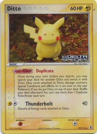 Ditto (39/113) (Stamped) [EX: Delta Species] | Good Games Modbury