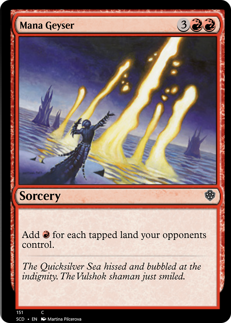 Mana Geyser [Starter Commander Decks] | Good Games Modbury