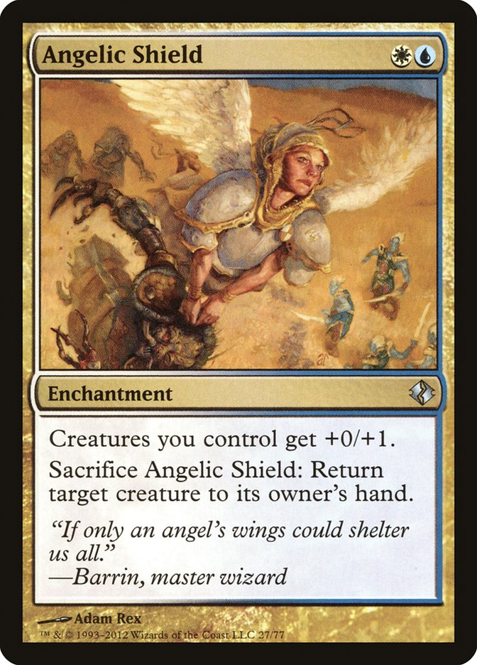 Angelic Shield 27/77 (Duel Decks: Venser vs. Koth)  | Good Games Modbury