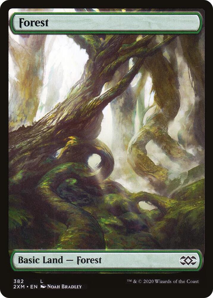 Forest 382 (Double Masters)  - Full Art Foil | Good Games Modbury
