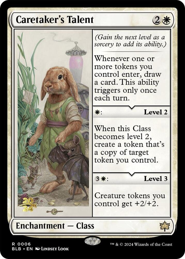 Caretakers Talent 6s/160 (Prerelease Cards)  - Foil | Good Games Modbury