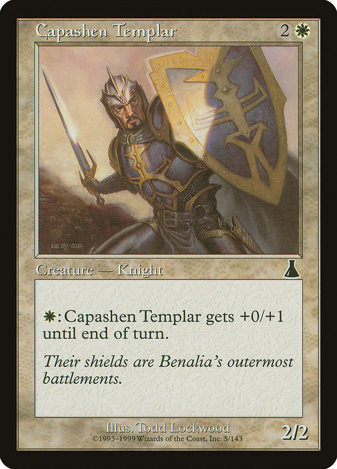 Capashen Templar 5/143 (Urza's Destiny)  - Foil | Good Games Modbury