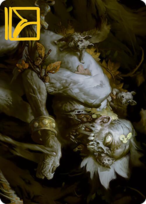 Nested Shambler Art Card Gold Stamped Signature 32 (Art Series: Modern Horizons 2)  | Good Games Modbury