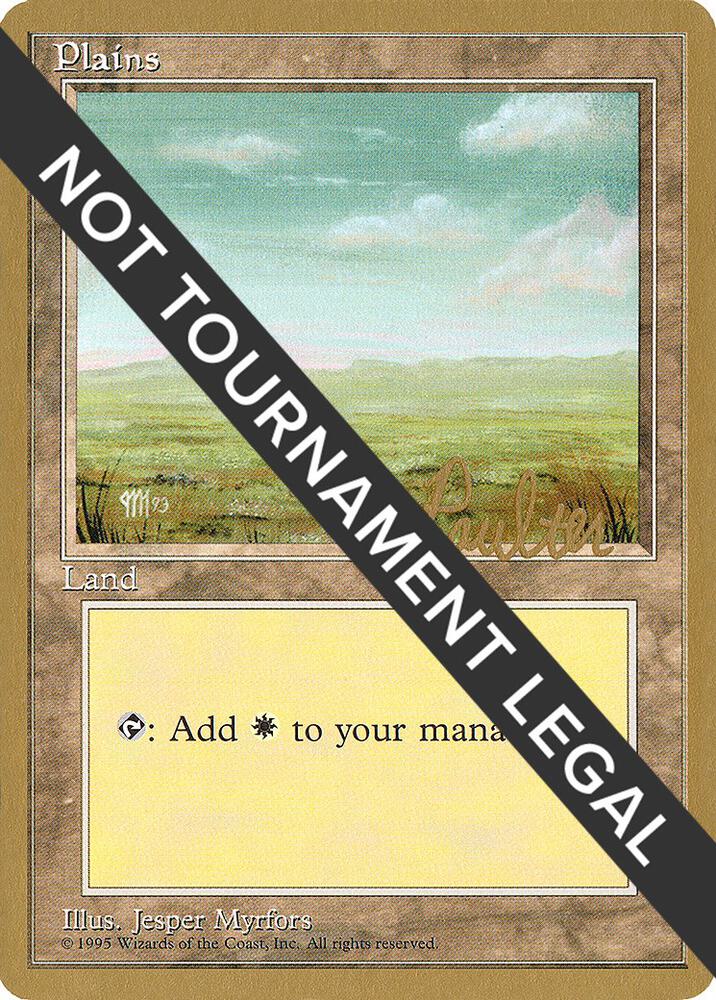 Plains C 1996 Preston Poulter 4ED pp366/308 (World Championship Decks)  | Good Games Modbury