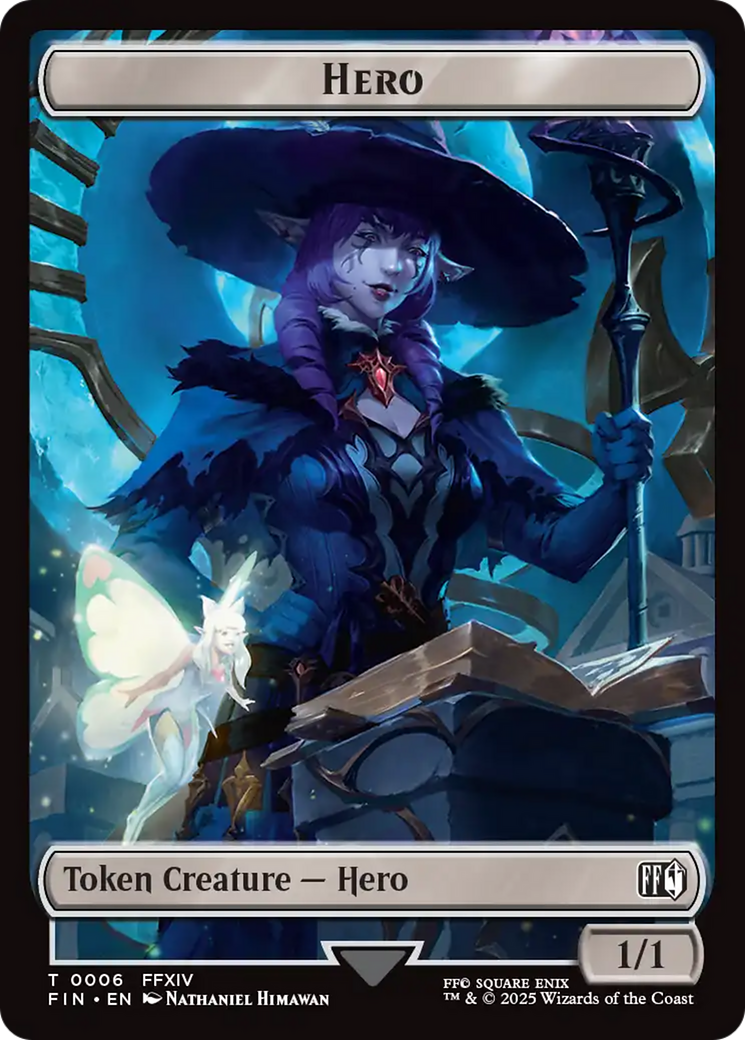 Hero (0006) // Treasure Double-Sided Token [FINAL FANTASY Tokens] | Good Games Modbury