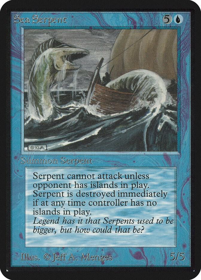 Sea Serpent 76/295 (Alpha Edition)  | Good Games Modbury