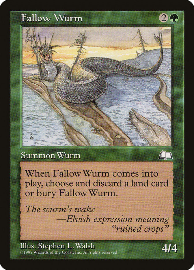 Fallow Wurm 126/167 (Weatherlight)  | Good Games Modbury