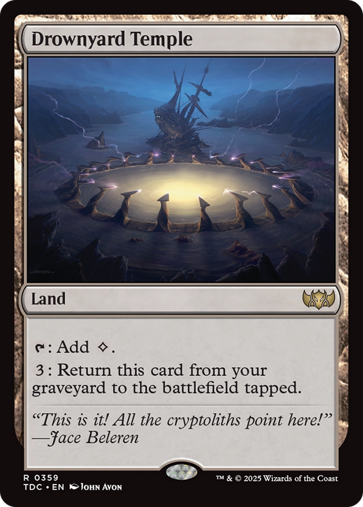 Drownyard Temple [Tarkir: Dragonstorm Commander] | Good Games Modbury