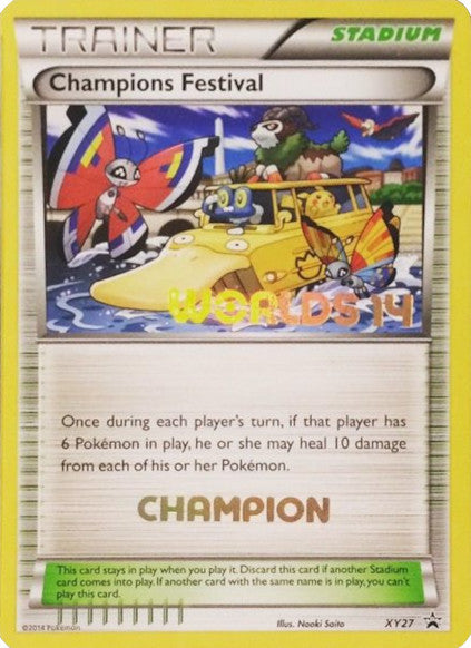 Champions Festival (XY27) (2014 Champion) [XY: Black Star Promos] | Good Games Modbury