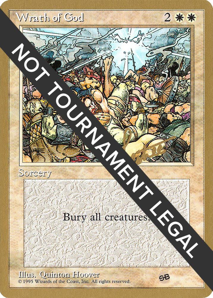 Wrath of God 1996 Bertrand Lestree 4ED SB bl58sb/308 (World Championship Decks)  | Good Games Modbury