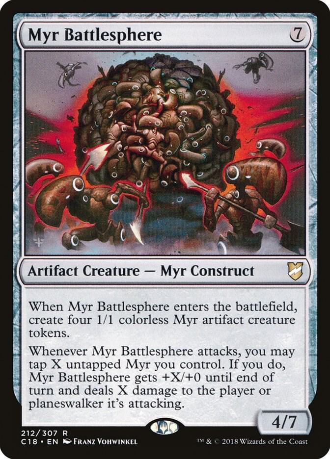 Myr Battlesphere 212/307 (Commander 2018)  | Good Games Modbury
