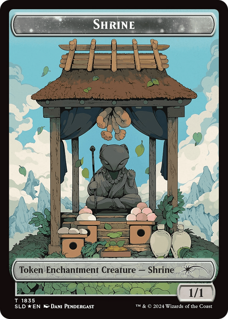 Shrine Token (Rainbow Foil) [Secret Lair: From Cute to Brute Tokens] | Good Games Modbury