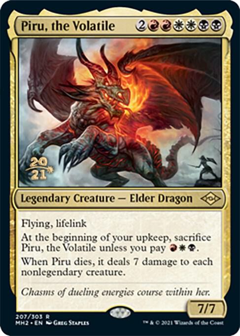 Piru the Volatile 207s/86 (Prerelease Cards)  - Foil | Good Games Modbury