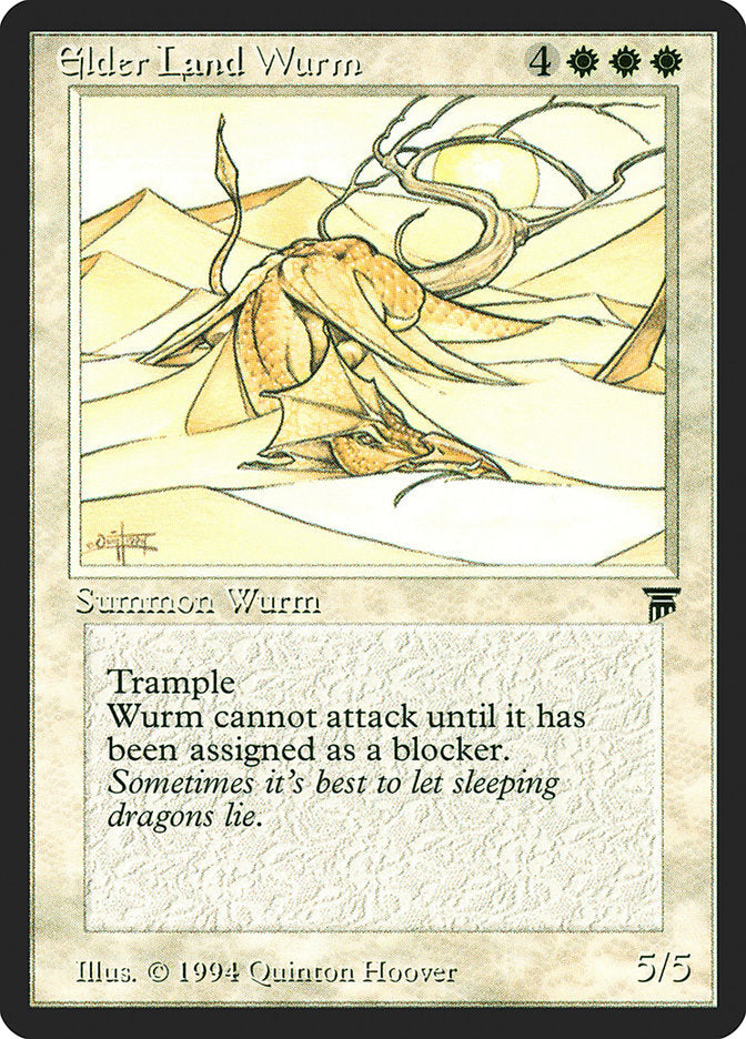 Elder Land Wurm [Legends] | Good Games Modbury