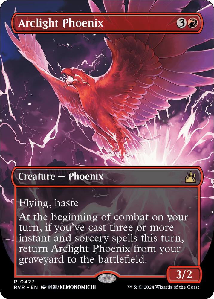 Arclight Phoenix 427/291 (Ravnica Remastered)  - Borderless Foil | Good Games Modbury
