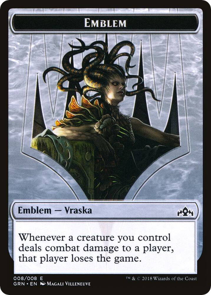 Emblem Vraska Human Double Sided Token Challenger 2020 8 // 2 (Unique and Miscellaneous Promos)  | Good Games Modbury