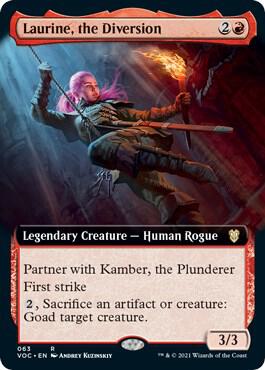 Laurine the Diversion Extended Art 63/38 (Commander: Innistrad: Crimson Vow)  | Good Games Modbury