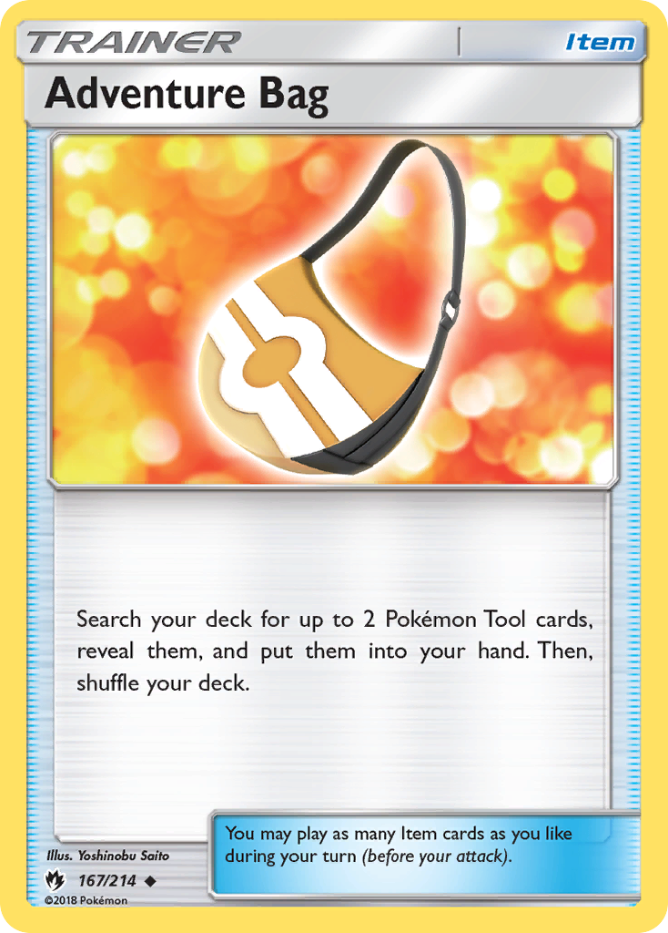 Adventure Bag (167/214) [Sun & Moon: Lost Thunder] | Good Games Modbury