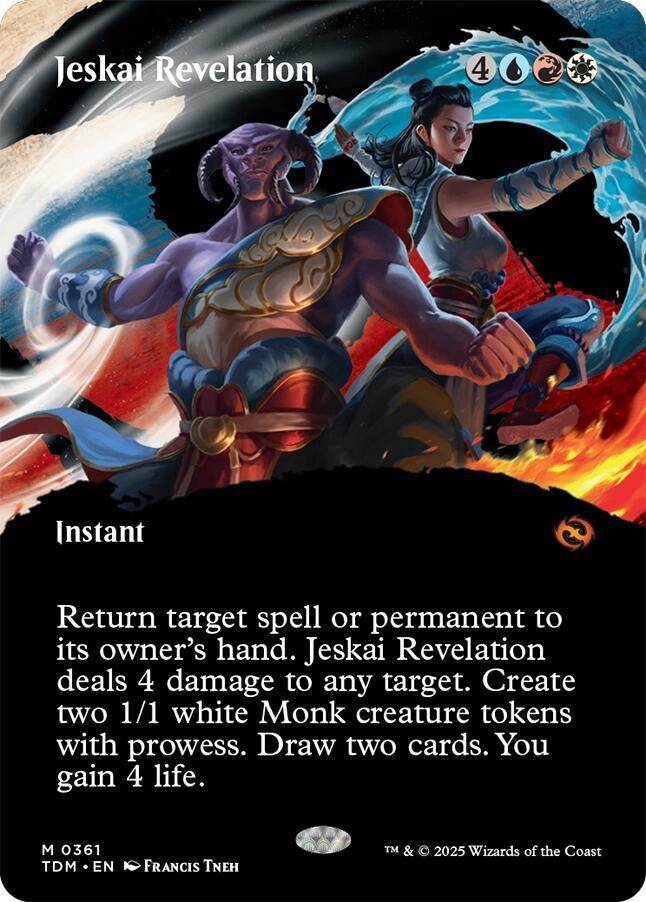 Jeskai Revelation 361/291 (Tarkir: Dragonstorm)  - Borderless | Good Games Modbury