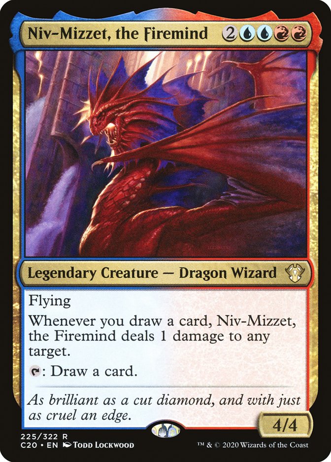 Niv-Mizzet, the Firemind [Commander 2020] | Good Games Modbury